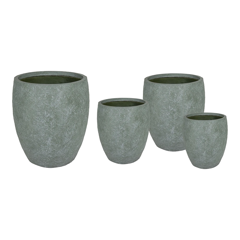 Bloempot Arizona BulletHigh Cypress Wash - D57 X H64cm - Groen - Afbeelding 2