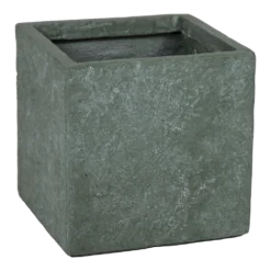 Plantenbak Arizona Cubi Cypress Wash - L23 X B23 X H23cm - Groen