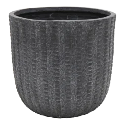 Bloempot Arkansas Egg - D32 X H31cm - Donkergrijs