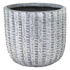 Bloempot Arkansas Egg Washed - D32 X H31cm - Lichtgrijs