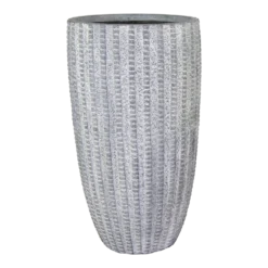 Bloempot Arkansas High Vase Washed - D34 X H66cm - Lichtgrijs