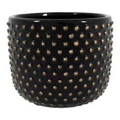 Bloempot Bolino - D18 X H15cm - Shiny Black