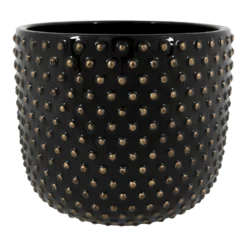 Bloempot Bolino - D24 X H21cm - Shiny Black
