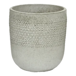 Bloempot Collin - D33 X H34cm - Wit