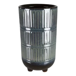 Bloempot Denise Hoog - D13 X H24cm - Sky Blue