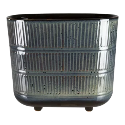 Bloempot Denise Ovaal - L26 X B14 X H23cm - Sky Blue