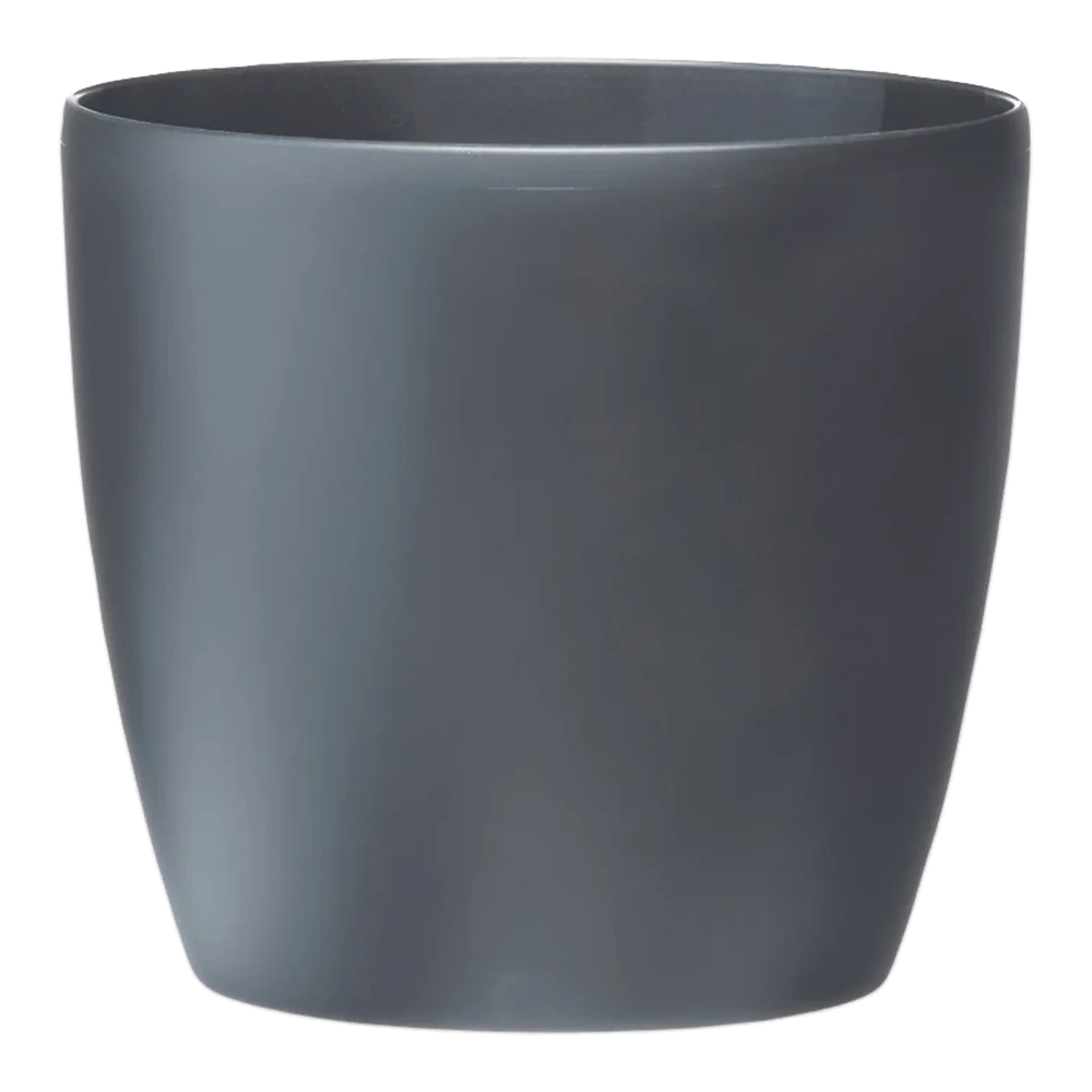 Bloempot Elho Brussels Rond 35cm - Met Wielen - Antraciet