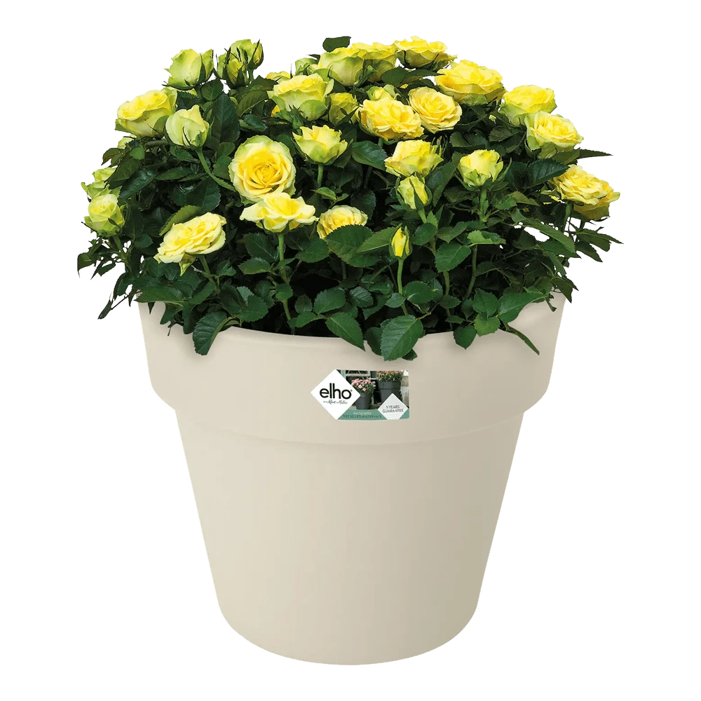 Bloempot Elho Green Basics Top Planter 40cm - Katoen Wit - Afbeelding 3