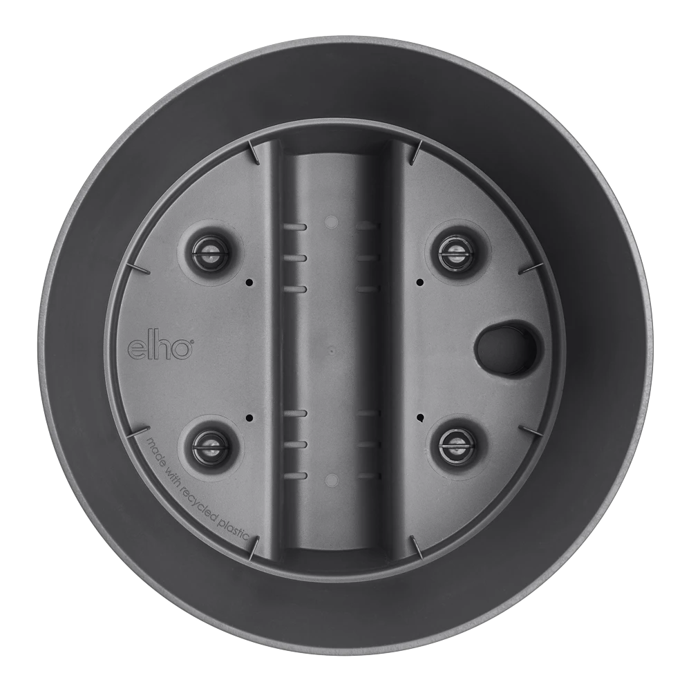 Bloempot Elho Greensense Aqua Care Rond - D35 X H34cm - Houtskoolgrijs - Afbeelding 3