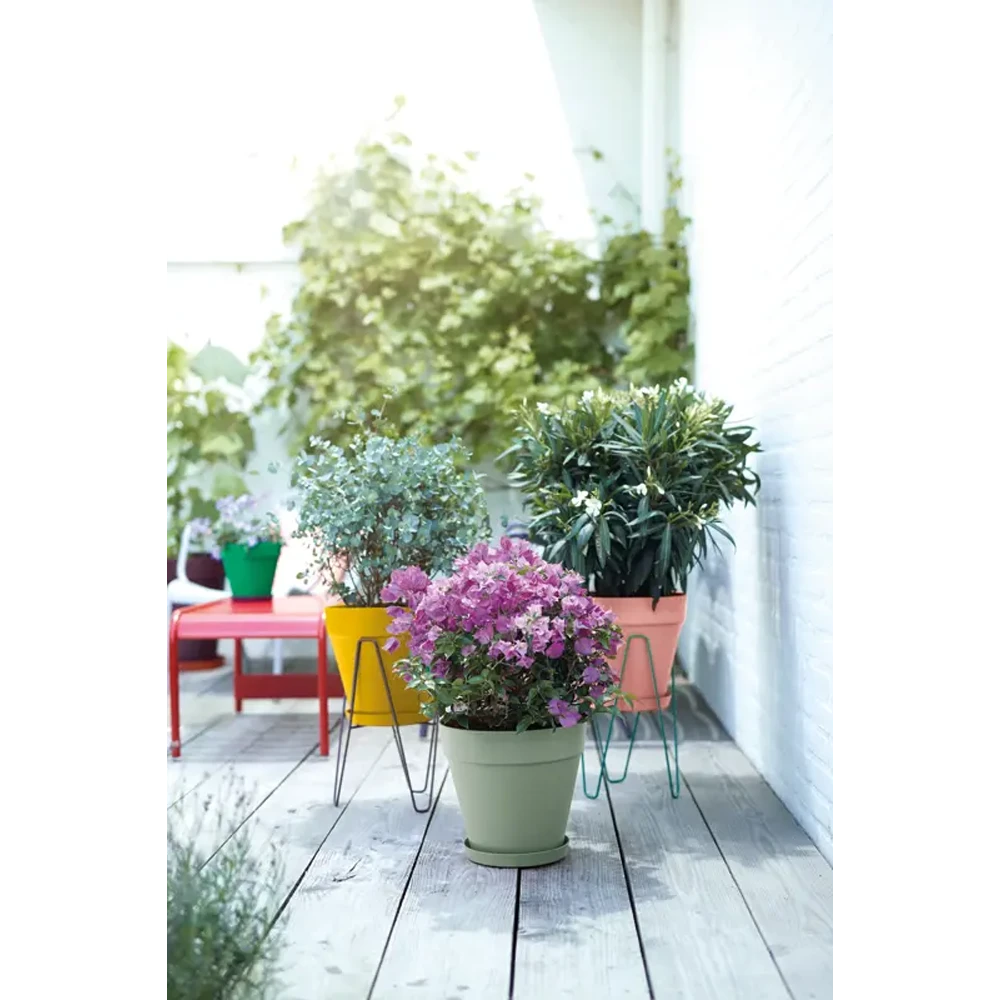 Bloempot Elho Loft Urban Rond 30cm - Pistache Groen - Afbeelding 4