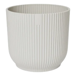 Bloempot Elho Vibes Fold Rond Wielen - D35 X H32cm - Zijdewit