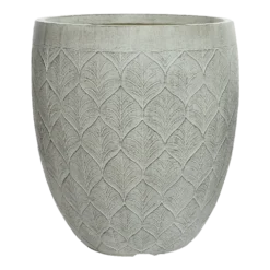 Bloempot Ella - D31 X H33cm - Lichtgrijs