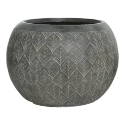 Bloempot Ella - D36 X H27,5cm - Grijs