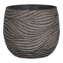 Bloempot Hendrick - D23,5 X H20cm - Bruin