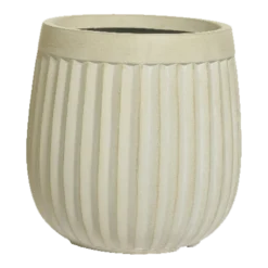 Bloempot Laura - D23 X H23cm - Off White