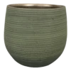 Bloempot Lydia - D22 X H20cm - Shiny Green