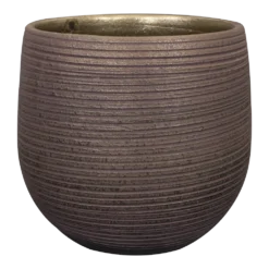 Bloempot Lydia - D22 X H20cm - Shiny Purple