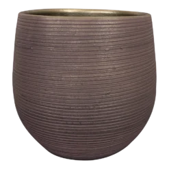 Bloempot Lydia - D36 X H32cm - Shiny Purple