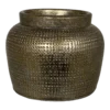 Bloempot Marrakesh - D18 X H14cm - Zilver Goud