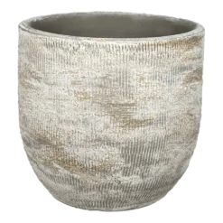 Bloempot Miami - D27 X H25cm - Grijs