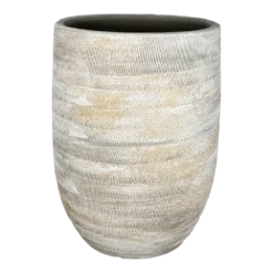 Bloempot Miami Hoog - D26 X H40cm - Grijs