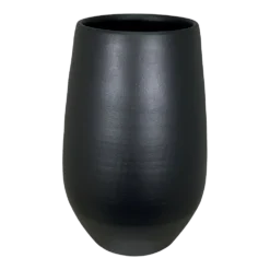 Bloempot Petra Hoog - D27 X H45cm - Mat Zwart