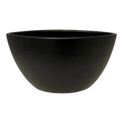 Bloempot Petra Ovaal - L32 X B17 X H17cm - Mat Zwart