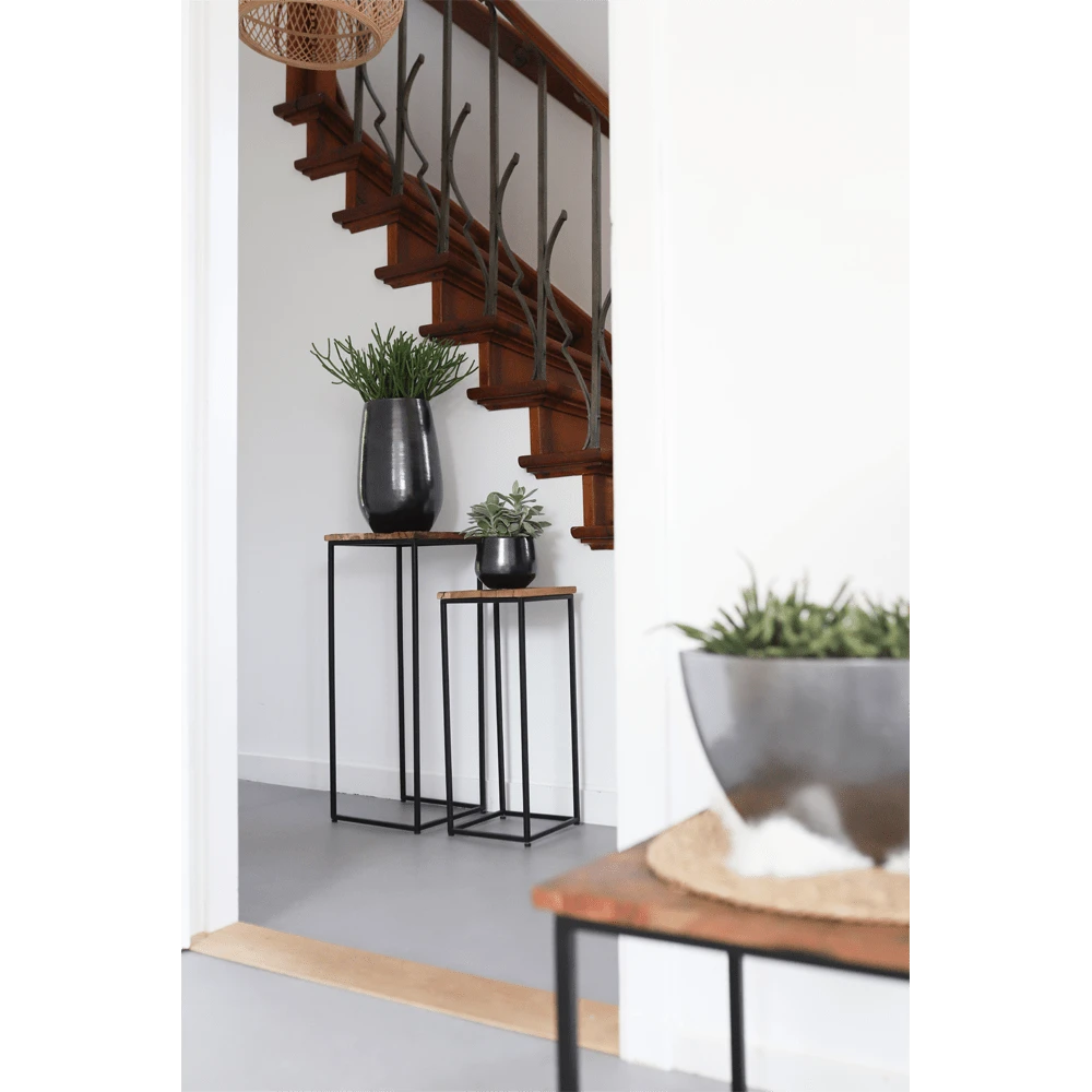 Bloempot Petra - D39 X H35cm - Platinum - Afbeelding 2