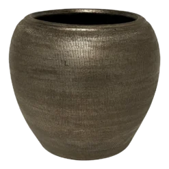 Bloempot Phoenix - D33 X H31cm - Zilver