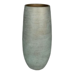 Bloempot Ryan Hoog - D21 X H68cm - Shiny Blue