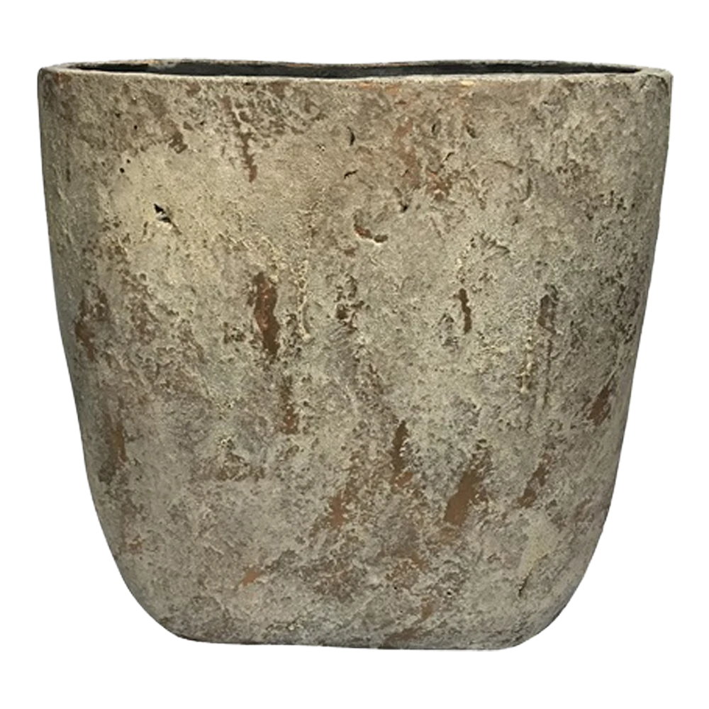 Bloempot Shanon Ovaal - L38 X B16 X H38cm - Cream