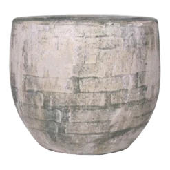 Bloempot Steef - D49 X H45cm - Creme Groen