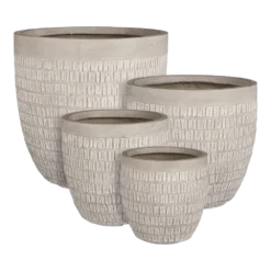 Bloempot Tallinn - D44,5 X H44cm - Taupe