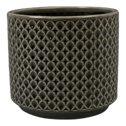 Bloempot Thies - D17 X H15cm - Antraciet