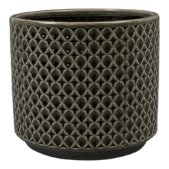 Bloempot Thies - D19 X H17cm - Antraciet