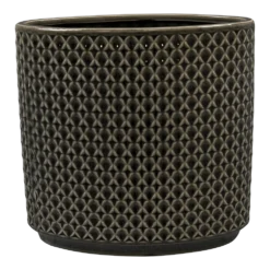 Bloempot Thies Ovaal - L26 X B12 X H25cm - Shiny Purple