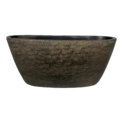 Bloempot Tokio Ovaal - L43 X B15 X H19cm - Goud