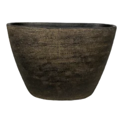 Bloempot Tokio Ovaal - L52 X B17 X H37cm - Goud