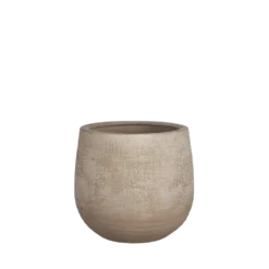 Bloempot Victor - H16 X D19cm - Beige
