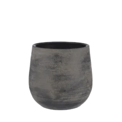 Bloempot Victor - H33 X D36cm - Donker Bruin