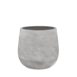 Bloempot Victor - H33 X D36cm - Grijs