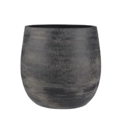 Bloempot Victor - H45 X D49cm - Donker Bruin