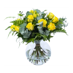 Boeket Rosa Geel Middel