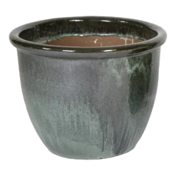 Bloempot Glazed Hp001 - D50 X H39cm - Groen