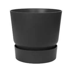 Elho Bloempot Greenville Rond 30cm - Living Black