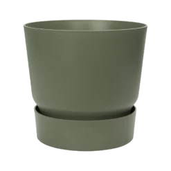 Elho Bloempot Greenville Rond 47cm - Bladgroen