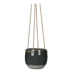 Hangpot Resa - D13,5 X H11,5cm - Donkergrijs