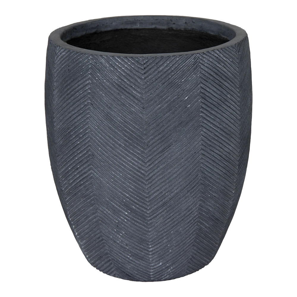 Bloempot Iowa BulletHigh - D57 X H64cm - Donkergrijs