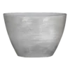 Bloempot Lester Ovaal - L40 X B20 X H27cm - Lichtgrijs