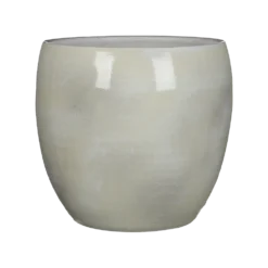 Bloempot Lester - D33 X H31cm - Lichtgrijs